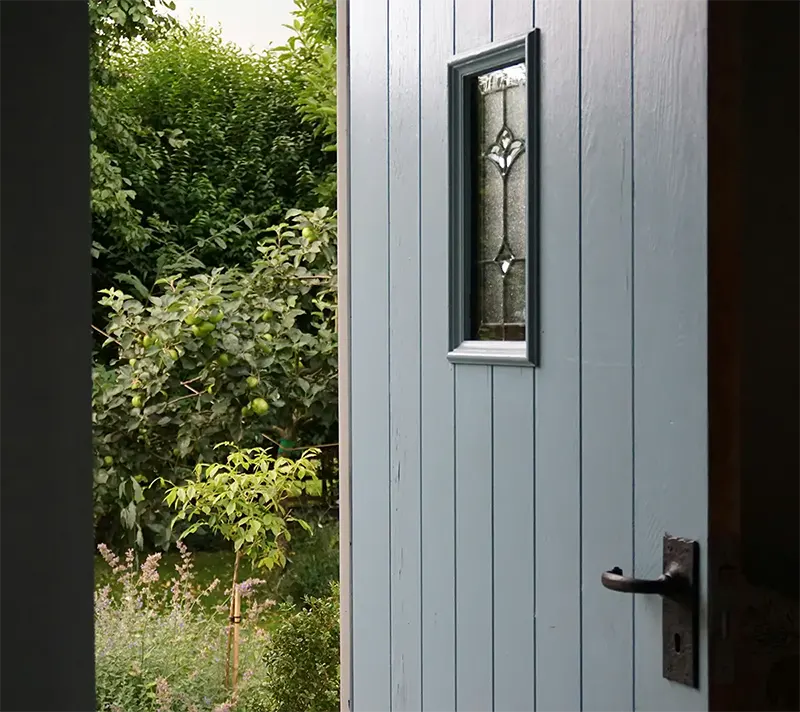 Composite front door installation in Guildford Surrey